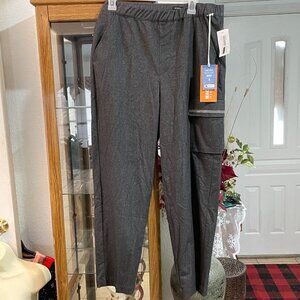 $298 Bling Dark Gray Cleo Cargo Pants MAC JEANS sz 42 / 12